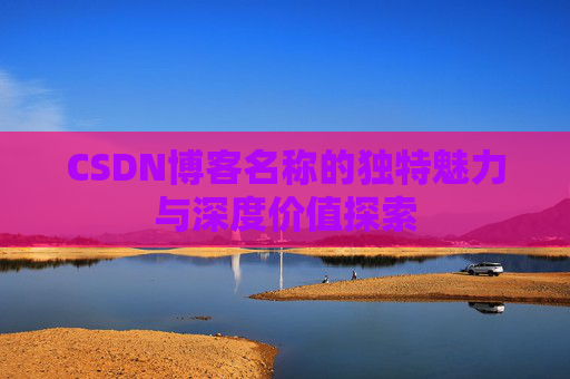 CSDN博客名称的独特魅力与深度价值探索